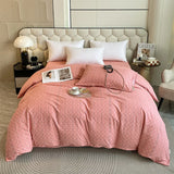 Japanese 100% Cotton Brushed Single Duvet Cover Striped Plaid Quilt Cover for Dorm Home Skin-Friendly Bedding for All Seasons
