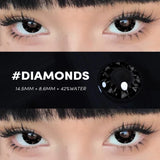 New 1 Pair Colored Contact Lenses with Prescription Myopia Lenses Degree 0~-6.00 Colored Pupils Year Disponible