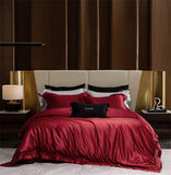 1000TC Lyocell Cotton Brocade Silky Feel Skin-friendly Hollow Lace Bedding Set Duvet Cover Set Flat/Fitted Bed Sheet Pillowcases
