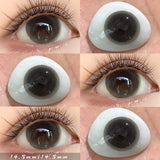 2PCS/Pair Russian Style Puppy Eye Water Glow High Quality Color Contact Lenses Fast Shipping Non-Irritating