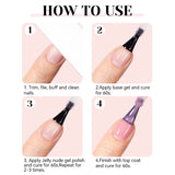 15ml Jelly Pink Summer and Spring Gel Nail Polish Semi Permanent UV Gel Polish All For Manicure Soak Off Vernish