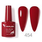 Nail Gel Polish 7.5ml HEMA/TPO FREE Red Sparkle Sequin Gel Nails Beautiful Semi Permanent Soak Off UV LED Gel Polish