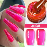 10ml Purple Red Series Gel Nail Polish Winter Dark Purple Nail Art Varnish Semi Permanent Soak Off UV LED Gel