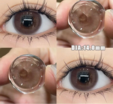 1Pair Natural Contact Lenses Soft Moisturizing Brown Lenses Prescription Myopia Degree -0.00to-8.00 Beautiful Pupil
