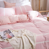 1pcs Duvet Cover Nordic sling 100 Cotton Stripes 150x200 King Size housse de couette Skin friendly Quilt Cover Bed Linen