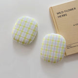 Personalized plaid pattern suitable for Apple Airpods Max protective case, drop resistant and minimalist headphone case