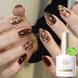 10ml Cat Magnetic Eye Gel Polish Glass Bead For Autumn Winter Crystal Semi Permanent Glitter Soak Off HEMA/TPO FREE