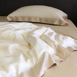 4Pcs Natural Bamboo Fiber Super Soft Silky Cool Feeling Skin-friendly Bedding Set Duvet Cover Bed Sheet/Fitted Sheet Pillowcases