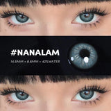 New 1 Pair Colored Contact Lenses with Prescription Myopia Lenses Degree 0~-6.00 Colored Pupils Year Disponible