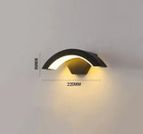 Tuya Dimmable Outdoor Wall Light,Smart RGBCW Porch Lights,IP65 Waterproof for Garden Decor, DIY Lighting,Work with Alexa, Google