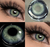 2pcs Hot Fashion Contact Lenses for Eyes Color Gray Pupils Korean Natural Brown Lenses Blue Contact Lens Soft Cosmetic