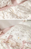 Adorable Pure Cotton Four-Piece Bedding Set Sweetheart Bear Tee-Piece Dormi Bedding Set Comfortable Warm Korean Sle
