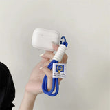 Klein Blue Snow White Solid Color block Silicone Earphone Case For AirPods pro 2 Bluetooth Charging Box Cover For AirPods 2 3 4