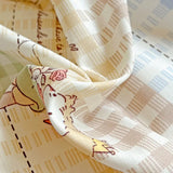 Pure Cotton Printed Student Bedding Set Single Queen Skin Friendly Bed Linens Skin Friendly Comforter Cover Set for All Seasons
