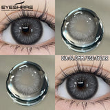 1 Pair Fashion Colored Contact Lenses Popular Natural Gray Brown Beauty Pupils Blue Eyes Lens Yearly Blue Eyes Contact
