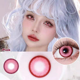 1pair Color Contact Lenses Cosplay Halloween Softlens 14.2mm