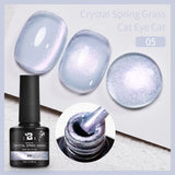 7.5ml Golden Gradient Cat Eye Nail Polish Gel Phototherapeutic Gel Soak Off Nail Magnetic Gel Polish Nail Art DlY