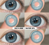 1 Pair Cosplay Colored Contact Lenses Anime Blue Lenses Purple Eye Halloween Makeup Contact Yearly Pink Beauty Pupils