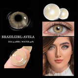Natural Color Contact Lenses for Eyes Brail Girl Soft Contact Lenses Pupils Beauty Cosmetic Colored Lens Eyes Makeup