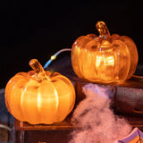 5Pairs LED Pumpkin Lamps Battery Powered Luminous Decor Light for Indoor Outdoor Tabletop Holiday Decoration Pumpkin Decor Light