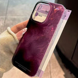 Simple Black Purple Gradient Vortex Pattern Phone Case For iPhone 17 Cases iPhone 16 11 12 13 14 15 17 Pro Max 16 Plus 16E Cover