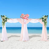 10ft x 20ft Telescopic Backdrop Stand, Heavy-Duty Photo Background Support System, Wedding Arch Frame for Photo Studio, Events