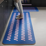 Kitchen Carpet Waterproof Oil-proof PVC Leather Washable Floor Mats Long Strip Runner Kitchen Rug Home Decoration Tappeto Cucina