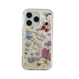 Cute Girl Funda Cartoon Anti-fall Laser Glitter Phone Case for Iphone 14 15 16 16pro 16promax 17 17pro 17promax Shockproof Cover