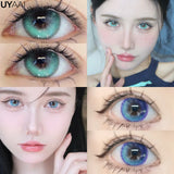 Color Contact Lenses Blue Graduated Colored Lenses Cosplay Color Lens Green Lenses Pink Lenses Anime Lenses cosmetic lens
