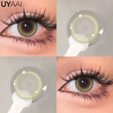 Color Contact Lenses Black Lens For Eye Cosmetic Woman accesories Blue Eyes Contact Makeup Beauty Colorcon Water Light