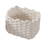 Woven Basket Makeup Basket Organization Bin Multipurpose Handwoven Decorative Sundries Baskets for Makeup Bathroom Closet