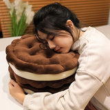 42cm Plush Cookies Pillow Cute Simulation Food Chocolate Chip Cookies Soft Doll Cushion Home Decoration Kids Toys Birthday Gift