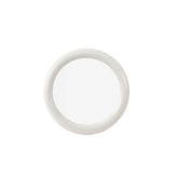 CuteLife Yellow Round Plastic Frame Makeup Decorative Mirrors Aesthetic Dressing Table Mirror For Bedroom Home Decor Wall Mirror