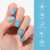 Sky Blue Nail Gel Polish Soak Off UV LED Semi Permanent Varnish Manicure Tools For Salon Nail Art DIY Popular Color