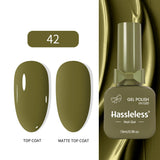 Single-use gel nail polish, classic colors, semi-permanent, removeable by soaking or LED polish, suitable for home and salon use