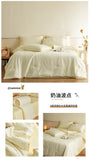 A-Class Double-Layer Soy Fiber Summer Quilt Air Conditioning Single Person Cool Thin Quilt Breathable for Student Home Textiles
