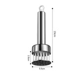Kitchen Tender Meat Needle 304 Stainless Steel Cooking Meat Tenderizer Tool Profession Loose Meat Needle  Pork Chop Steak Hammer