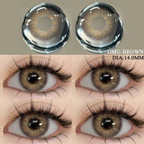 1pair Colored Contact Lenses for Eyes Natural Brown Contact Blue Eyes Lenses Korean Gray Contacts Yearly Green Pupils