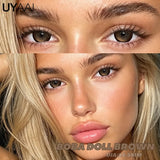 Grey Color Contact Lenses Big Black Eyes Lenses Natural Brown Lens Beauty Pupils Comestic Blue Lens 14.5/14.2mm