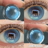 1 Pair Super Contact Lenses for Eyes Fashion Color Pupils Makeup Eye Lenses Green Contact Lenses Pink Brown Blue Lenses