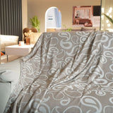 Airline First Class Cabin Blanket Cover Jacquard Airplane Office Nap Bed Throw Blanket Outdoor Portable Plaid Coraline Blankets