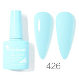 Nail Gel Polish 7.5ml HEMA/TPO FREE Red Sparkle Sequin Gel Nails Beautiful Semi Permanent Soak Off UV LED Gel Polish