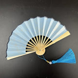 Blank Paper Fold Fan Red Folding Hand Held Fan Pink Mini  Japanese Foldable Fan for Kids DIY Wedding Decoration