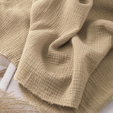 Set of 2 100% Cotton Gauze Pillowcases Double-Layer Gauze, Soft, Breathable, and Machine Washable