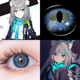 Cosplay Blue Color Contact Lenses for Eyes Yearly Makeup Halloween Beauty Yellow Contact Lenses Eye Cosmetic