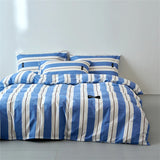 New Simple Wind 100% Cotton Stripe Single Product Quilt Cover High-quality Skin-friendly Duvet Cover Without Pillowcase
