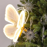 Automatic Opening LED Butterflies for Wedding Decor, Romantic Magical Light Up Wings for Party Christmas Festival Decoration