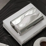 Nordic Stainless Tissue Case Mirror Napkin Holder Silvery Napkin Box Desktop Tissue Box Table Decoration Kitchen Accessories