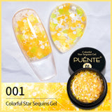 7.5ML Green Crystal Cat Magnetic Gel Nail Polish Shiny Green Glitter Cat Eye Gel For Manicure Soak Off UV Nail Art Varnish