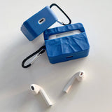 Korea Klein Blue Silicone Block for AirPods Pro 2 Case for AirPods 2 3 Bluetooth Earphone Accessories With Keychain Lovely Funda
